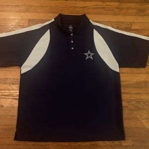 NFL Apparel Dallas Cowboys Polo Shirt Mens Large